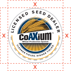 X space for CoAXium Licensed Seed Dealer Logo